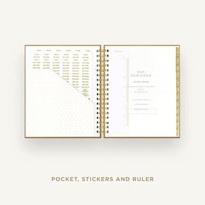 Agenda Personalizada con Encuadernación Espiral A5, Papel Kraft Retro Ecológico, Logotipo en Lámina Dorada, 80 Hojas, Diseño Exquisito CMYK - Product Image 4