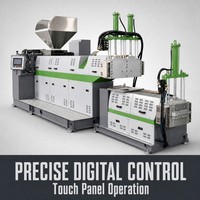Extrudeuse Monovis Robuste Haute Capacité Lvdao 37kW 380V/220V avec Moteur PLC et Boîte de Vitesses à Roulements 6000kg LDPE PP PA PC Zhejiang 1