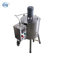 Machine de remplissage avec mélange chauffant, petit liquide épais, pâte chocolat, crème lave-vaisselle, rouge à lèvres, appareil de remplissage, ml