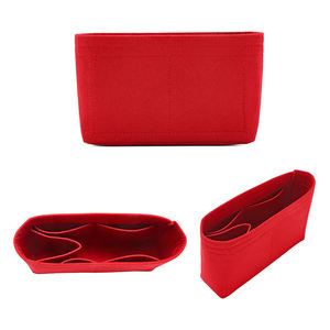 Bolsa de Cosméticos Multifuncional para <span class=keywords><strong>Mujer</strong></span>, Inserto de Tela de Fieltro, <span class=keywords><strong>Bolso</strong></span> Multifuncional, Organizador con Múltiples Bolsillos, Bolsa de Viaje para Accesorios - Product Image 2