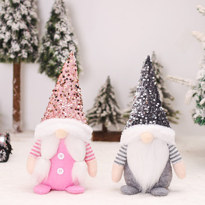 ตุ๊กตาเอลฟ์คริสต์มาสพร้อมไฟ LED ของตกแต่งคริสต์มาส ตุ๊กตาโนมผ้าฝ้าย - Product Image 3