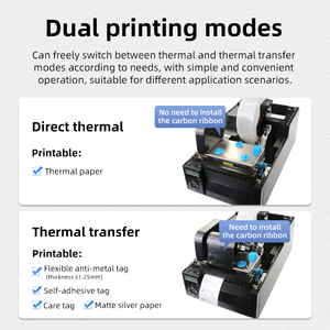 Ngành công nghiệp RFID Tag máy in UHF linh hoạt chống kim loại tự dính nhãn trực tiếp nhiệt và truyền nhiệt máy in mã vạch - Product Image 4