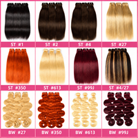 Extensions de cheveux humains indiens vierges ondulés, cuticules alignées, grade 12A, 24-26 pouces, pour la fabrication de perruques, couleur naturelle