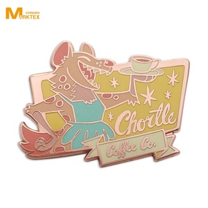 Esmalte duro estampado de latón, color dorado plateado - Product Image 3