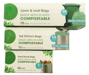 Sac à merde biodégradable pour animaux de compagnie, sac à ordures perforé 100% - Product Image 5