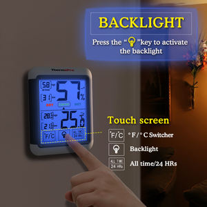 ThermoPro TP55 LCD Dijital Laboratuvar Termometre Higrometre ile Profesyonel Hava Istasyonu Manyetik - Product Image 3