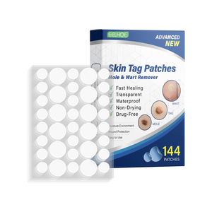 EELHOE Patch anti-verrues et anti-callosités, pour le nettoyage et le soin des verrues cutanées, des grains de beauté et des grains de beauté noirs - Product Image 1