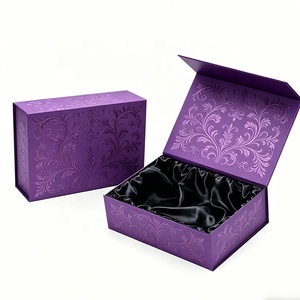 High-End Eco-Friendly Rigid Foldable Magnetic Gift Box Custom Logo Printed Paperboard Packaging Recycled Materials Embossing - Product Image 5