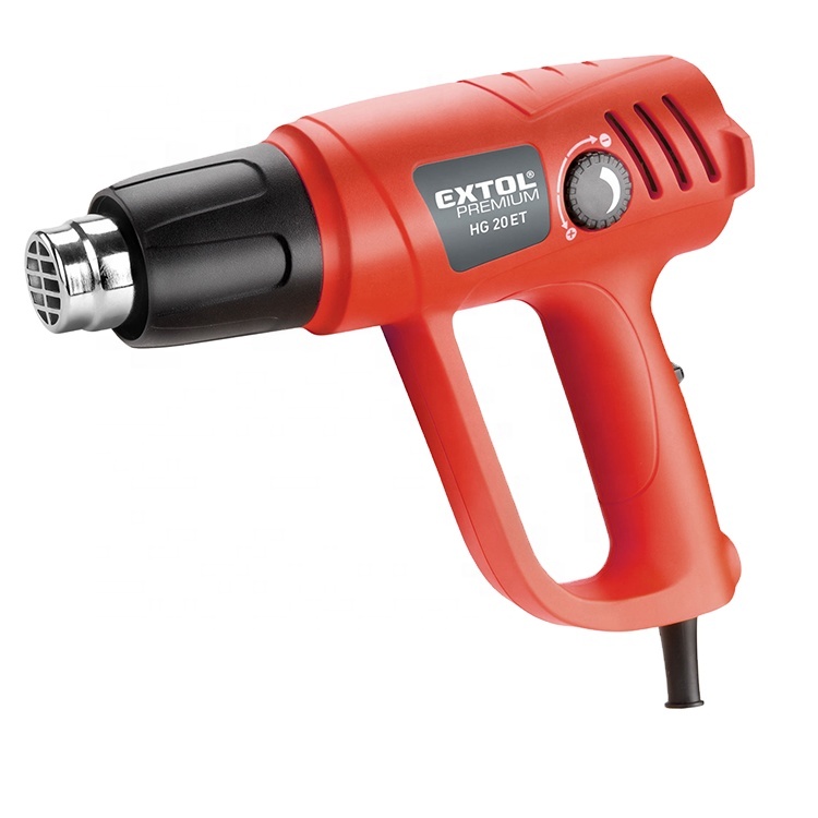 8894801 EXTOL 230V 2000W легкий удобный пистолет горячего воздуха/тепловой пистолет с непрерывным контролем температуры