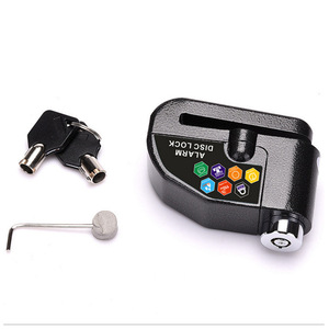 Candado de disco con alarma para bicicleta, con llaves y estuche de transporte, duradero, antirrobo, para bicicleta, bicicleta eléctrica, motocicleta - Product Image 4