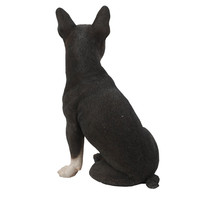 Statue de chien en résine, 16 pouces, Sculpture complet en résine, taille de vie, œil en verre, peinte à la main