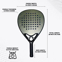 Raquette de padel QINGYU SPORT professionnelle, personnalisée, légère, en carbone diamant, 3K carbone, en stock.
