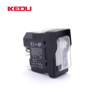 Interrupteur à bouton-poussoir KEDU KJD16 5 broches marche/arrêt, interrupteurs électromagnétiques avec couvercle étanche, interrupteur pour outil électrique