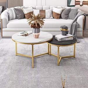 Mesas de <span class=keywords><strong>centro</strong></span> de Metal de lujo para sala de estar, mueble móvil de tamaño pequeño, causal, pequeño CBM, pequeño espacio - Product Image 3
