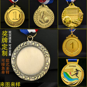 เหรียญโลหะสั่งทำพิเศษ ขนาด 5 ซม. สีบรอนซ์โบราณ สำหรับมอบรางวัลกีฬาเพื่อเกียรติยศบุคคล พร้อมบริการพิมพ์โลโก้ - Product Image 1