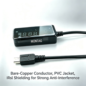 IFA02 MONTAG สายรับสัญญาณ IR,แรงดันไฟฟ้ากว้าง 2.7-5.5V,การส่งสัญญาณ 13-15M,สายรับสัญญาณ IR ป้องกันการรบกวน PVC ทองแดงเปลือย - Product Image 2