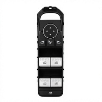 Module de commande de lève-vitre et de rétroviseur électrique noir, porte avant gauche, OE 8608A464, panneau à 4 boutons pour réparation automobile