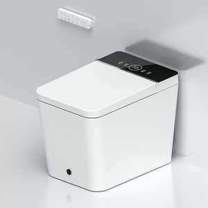 Nouvelle toilette intelligente à capteur carré, WC en céramique à commande à distance, nettoyage automatique avec eau HD-2788 CUPC pour salle de bain - Product Image 1