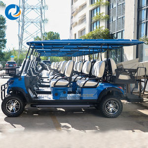 Voiture de golf 4 places avec batterie au lithium 48V pour le transport dans les stations balnéaires et les domaines - Product Image 3