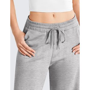 Women's Wide Leg Sweatpants High Waisted Baggy Comfy Drawstring Athletic Pants With Pockets Casual Wear - Product Image 4