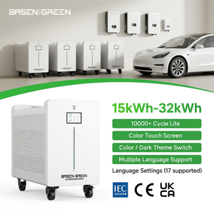 Batterie Basen Green Basen 15 kW 32 kWh LiFePO4, Stockage d'énergie 16 kWh, 51,2 V 314 Ah, Stockage d'énergie ESS 51,2 V, Stock UE - Product Image 1
