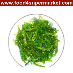 Algues Wakame Naturelles Salées et Congelées de Chine, Salade d'Algues Aromatisées aux Graines de Sésame Vert, Sac Plastique 1kg, 10 Sacs, Shipuller Yumart - Product Image 1