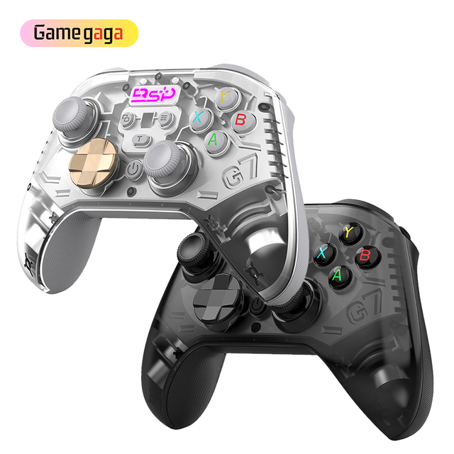 F G7 Mobile Gaming Controller Wireless BT Gamepad with Hall Trigger Vibration Joysticks Universal