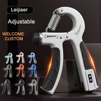 Equipo de Ejercicio para Fortalecer la Mano, Muñeca o Dedos, con Peso Ajustable de 5-60 kg, Contador Integrado, Personalizable