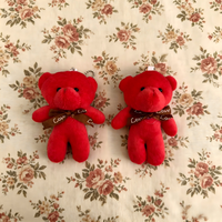 Porte-clés en peluche lapin Teddy en gros, mini-poupée lapin douce personnalisée, écologique et durable