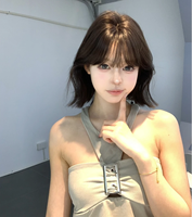 Perruque Femme, Cheveux Courts, Style Tendance, Look Jeunesse Quotidienne, Coiffure Bobo, Nouveau Style, Naturelle, Style Couvrant Toute la Tête