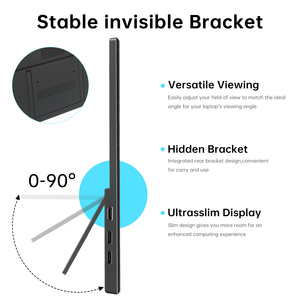 <span class=keywords><strong>Monitor</strong></span> Portabel 15,6 Inci dengan Layar <span class=keywords><strong>LCD</strong></span>, <span class=keywords><strong>Monitor</strong></span> Gaming dengan Dudukan Desktop untuk Laptop Komputer PS5 Ponsel Perluas Layar - Product Image 4