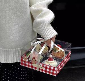 <span class=keywords><strong>Petit</strong></span> <span class=keywords><strong>chaperon</strong></span> rouge quatre boîte de bonheur gâteau Dessert et pique-nique boîte d'emballage pour quatre palais Camping utilisation alimentaire - Product Image 4