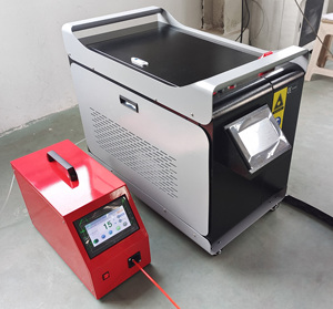 Soldador láser Raycus Reci de alta calidad, alimentación de alambre de doble oscilación, escamas de pescado, soldadura de metal, máquinas de soldadura automáticas 4 en 1 - Product Image 2