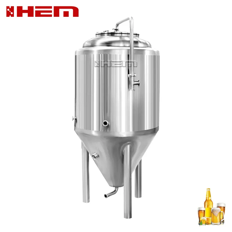 Réservoir de fermenteur d'isolation de l'acier inoxydable 100L 200L 300L 500L 1000L 2000L 3000L pour le brassage de bière