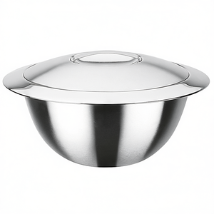 ชามเก็บความร้อนสองชั้นพร้อมฝาปิด ขนาด 3.2 ลิตร 22 ซม. สำหรับเก็บและเสิร์ฟอาหาร - Product Image 2