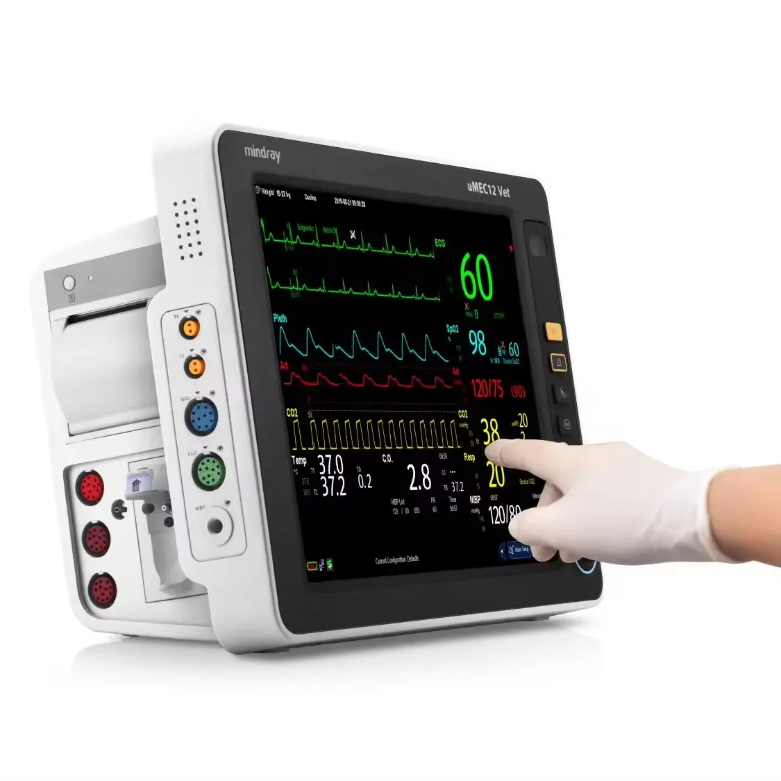 Mindray uMEC12 moniteur patient vétérinaire équipement de diagnostic vétérinaire Animal Pet hôpital système de moniteur patient