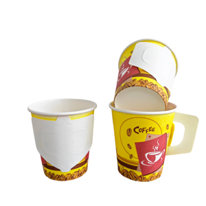 Gobelet en papier jetable pour café, bubble tea, expresso, eau, tasse personnalisée avec impression - Product Image 4