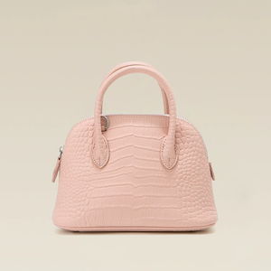 Sac à main en cuir véritable pour femme, grande capacité, motif crocodile, en cuir de vachette première couche, vente en gros - Product Image 6
