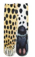 Chaussettes en forme de patte, accessoire pour animaux, thème Animal, dinosaure, tigre, chien, tasses imprimées en 3D