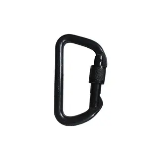 Wholesale custom round large capacity mini lock clip small rotating hook aluminum carabiner