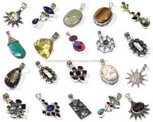 Colgante 925 joyería de plata esterlina al por mayor joyería India plata esterlina 925 clásico exquisito colgante 925 Collar de plata - Product Image 2