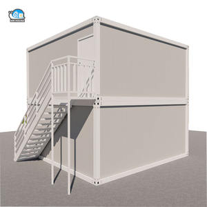 บ้านภาชนะกลางแจ้งเหล็กสำเร็จรูปหรูหราน้ำหนักเบาบ้านเคลื่อนที่บ้านชายหาดที่ทันสมัย - Product Image 3