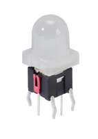 Interrupteur Tactile Momentané 6x7.2mm-9.5H, Micro-Bouton Poussoir Mini, Interrupteur Tactile RGB 7x7, LED SMD SMT, Capuchon Rond 10mm