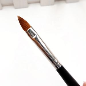 Accueil Voyage Accessoires En Aluminium Simple Brosse À Lèvres Maquillage Cosmétique Brosse À Lèvres Weasel Cheveux Cheveux Synthétiques Brosse À Lèvres - Product Image 4