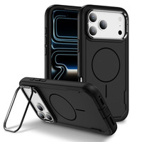 Coque pour iPhone 18 Pro Max avec support d'appareil photo magnétique, couleur unie originale, pare-chocs durable pour iPhone 17 Pro Max