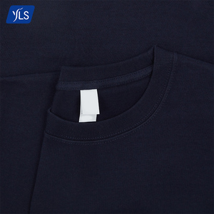 YLS Custom manga completa 300 Gsm Heavyweight 100% algodón camisetas gruesas en blanco tamaño <span class=keywords><strong>Normal</strong></span> liso hombres Camiseta de manga larga - Product Image 5