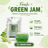 Confiture de raisins verts frais et d'aloe vera 1 kg - Boisson de haute qualité, pratique et prête à boire. Vente directe du fabricant.