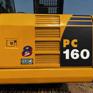 High Quality 16 Ton Used Komatsu PC160 Crawler-type Excavator with 0.8mÂ³ Bucket 2018 <b>Model</b> Year Comparable <b>to</b> PC120/PC130 - Product Image 5