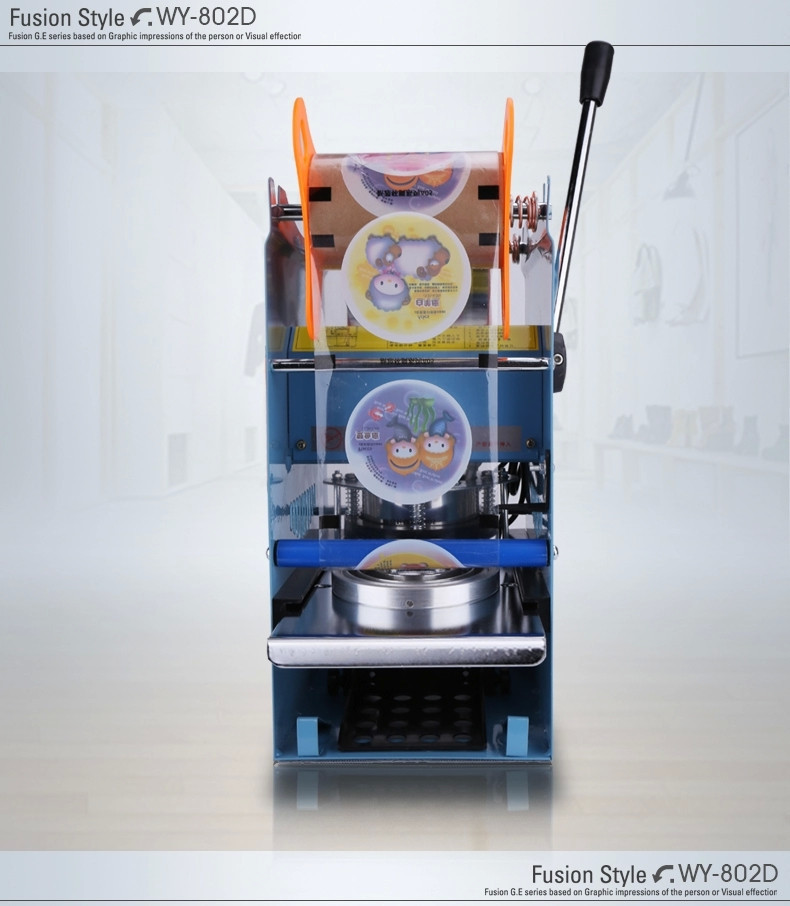 Machine à sceller électrique manuelle, thermoscelleuse pour gobelet de thé au lait, bubble tea