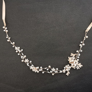 SLBRIDAL-Diadema hecha a mano con cristales y diamantes de imitación para mujer, bandana para el <span class=keywords><strong>pelo</strong></span>, accesorios para el cabello, joyería para mujer - Product Image 5